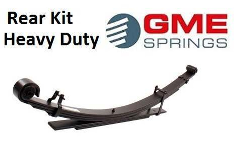LR003KIT - Rear Heavy Duty Parabolic Spring Kit for Land Rover Series 2, 2A and 3 by GME Springs - Set of Two Springs Image 1