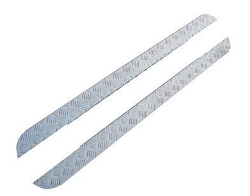 DA2052 - Side Sill Chequer Plate for Land Rover Series Short Wheel Base in Natural Aluminium (SWB) Image 1