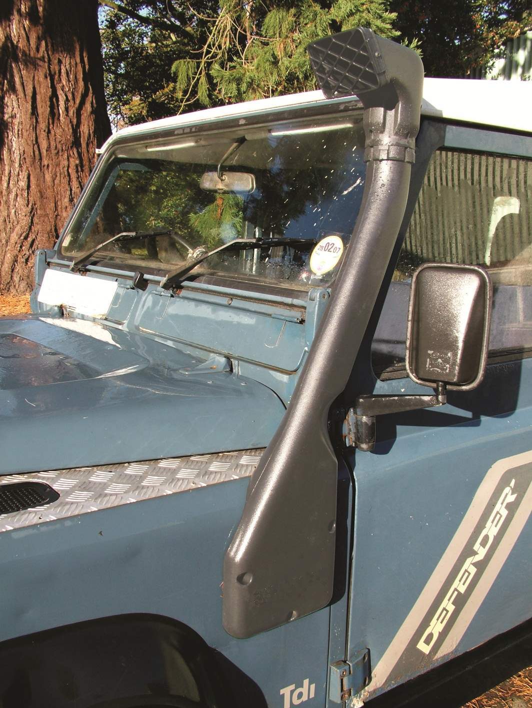 SLRDEF200 - Defender 200TDI / NA / TD Snorkel - The Stylish 2 Piece Poyurethene Snorkel by LRParts Image 1