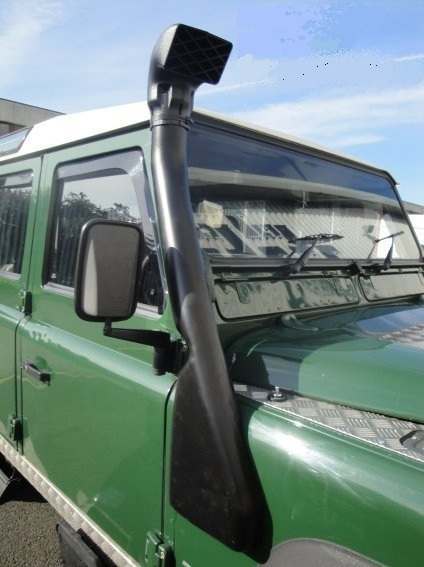 SLRDEF5 - Defender 300TDI & TD5 Snorkel - The Stylish 2 Piece Poyurethene Snorkel by LRParts - Will fit All 300TDI and TD5 Right Hand Drive Defender Image 1