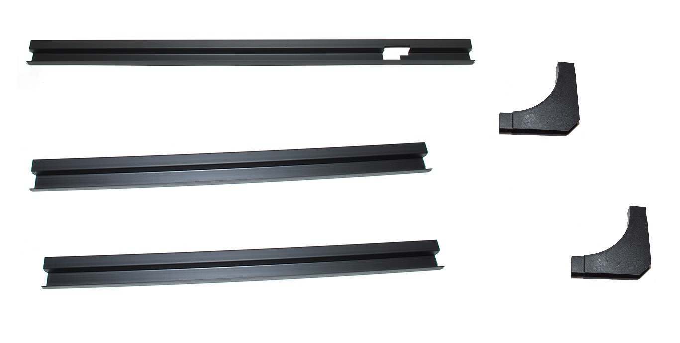 LRC1135 - Defender Window Channel Kit - Rear Left Hand - For Land Rover Defender 110 and 130 Rear Side Door Image 1