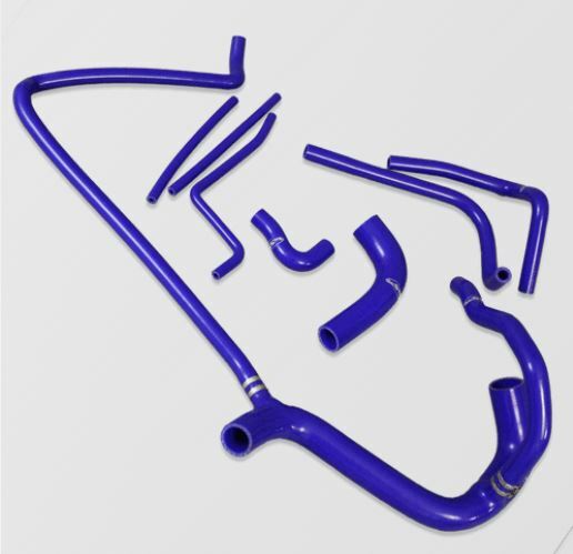 ASH42-BLU - Silicone Coolant Hose Kit for Land Rover Discovery 1 - 300TDI - Allisport Branded Kit in Blue Image 1