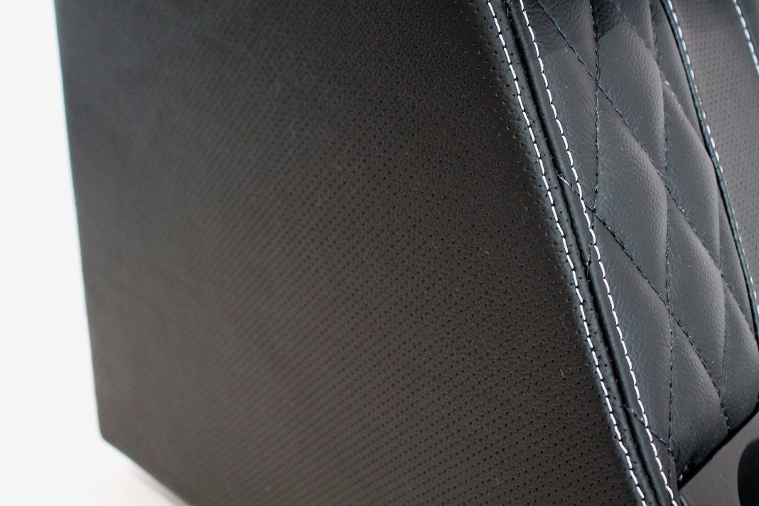 Land Rover Defender 90 & 110 Audison 500W Sub Woofer Leather Cubby Box ...