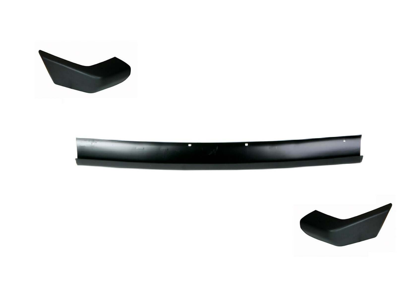 LRC2769 - Front Bumper and End Cap Kit for Range Rover Classic - Fits from 1986-1993 - Complete Kit for Range Rover Front End Image 1