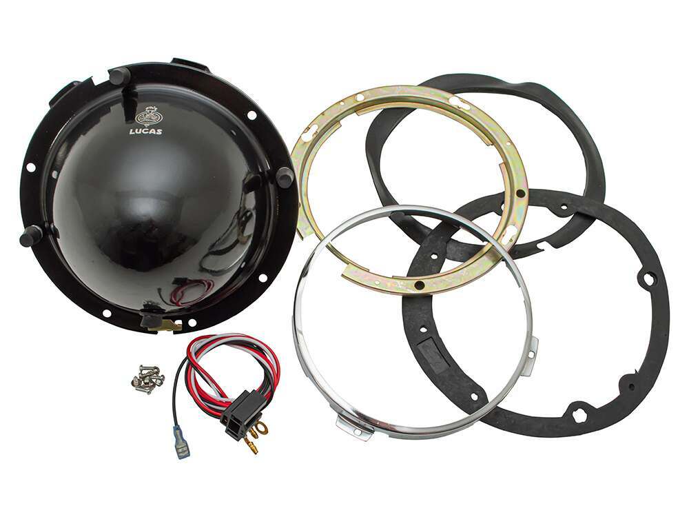 Land Rover Series 1, 2, 2A,3 & Defender 7 Headlamp Bowl Kit x 2