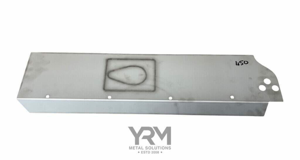 YRM450 - Above Footwell Bulkhead Repair Panel - Right Side - LHD & RHD - Land Rover Defender 1983-2016  Image 1