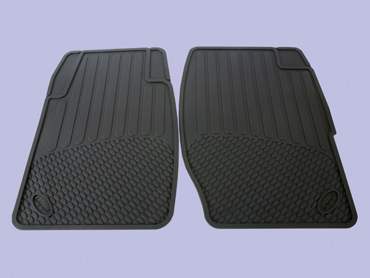 DA4426 - Discovery 1 Rubber Footwell Mat Set - Front In Black - By Autograph Image 1