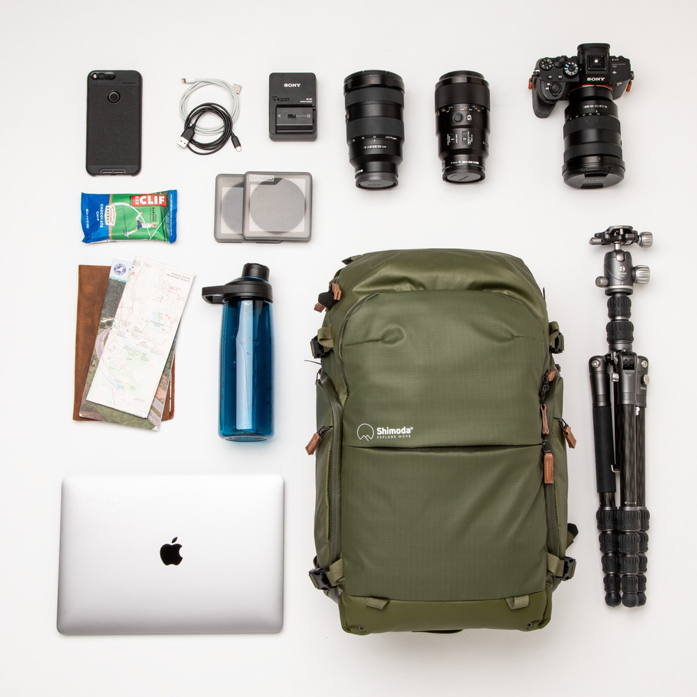 Shimoda Explore V2 25 Starter Kit (w/ Small Mirrorless Core Unit) - Armeegrün