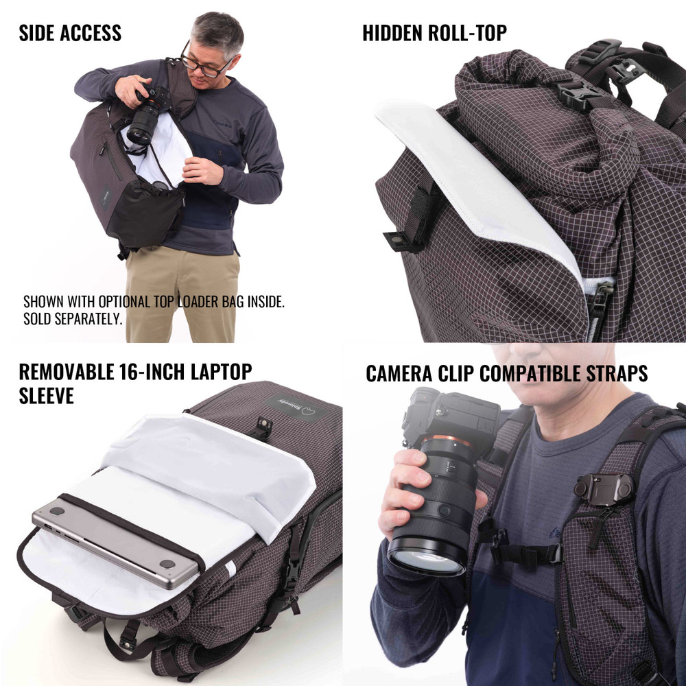 Shimoda Sidecountry 28 Rucksack - Schwarz/Weiß (520-350)