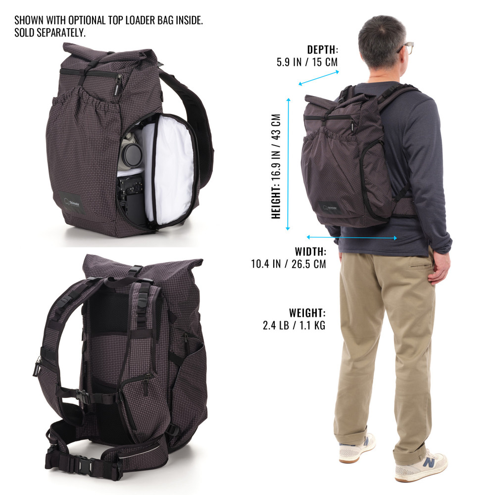 Shimoda Side Lite 22 Rucksack - Schwarz/Weiß (520-370)