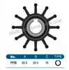 JMP FLEXIBLE IMPELLER #7172-01
(SPECS)