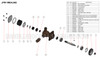 JPR-YM04JHB JMP MARINE YANMAR ENGINE COOLING PUMP
EXPLODED VIEW DIAGRAM