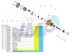 #JPR-KL25UP JMP Marine Kohler Replacement Engine Cooling Pump Exploded View Parts Diagram