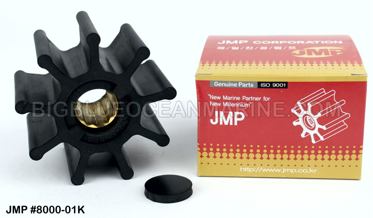 JMP Marine Flexible Impeller Kit #8000-01K. Replaces Jabsco 836