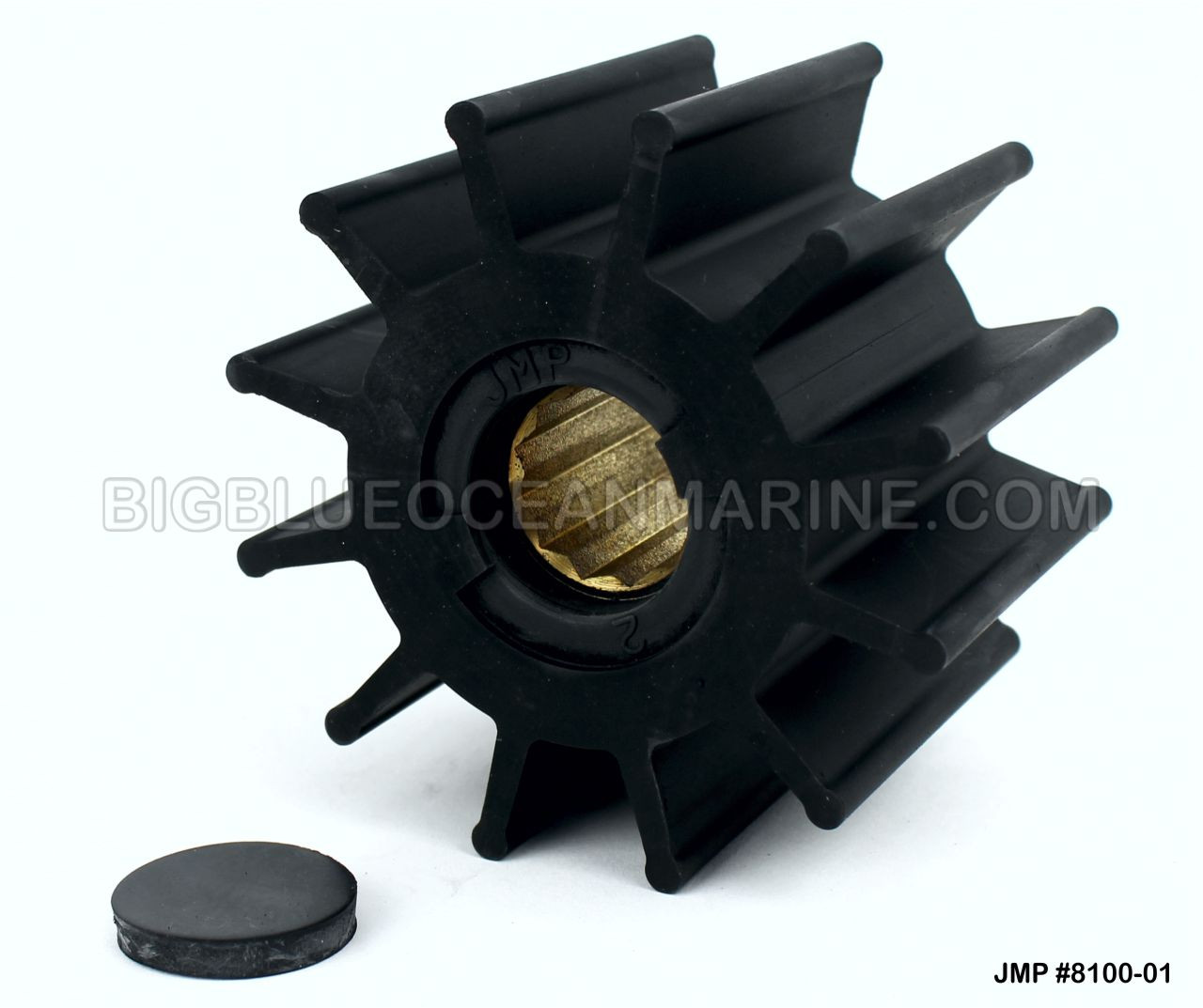 JMP Marine Flexible Impeller Kit #8100-01K. Replaces Jabsco 17935