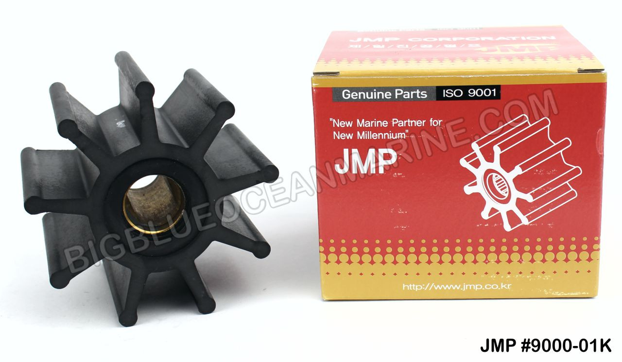 JMP Marine Flexible Impeller Kit #9000-01K. Replaces Jabsco 18786