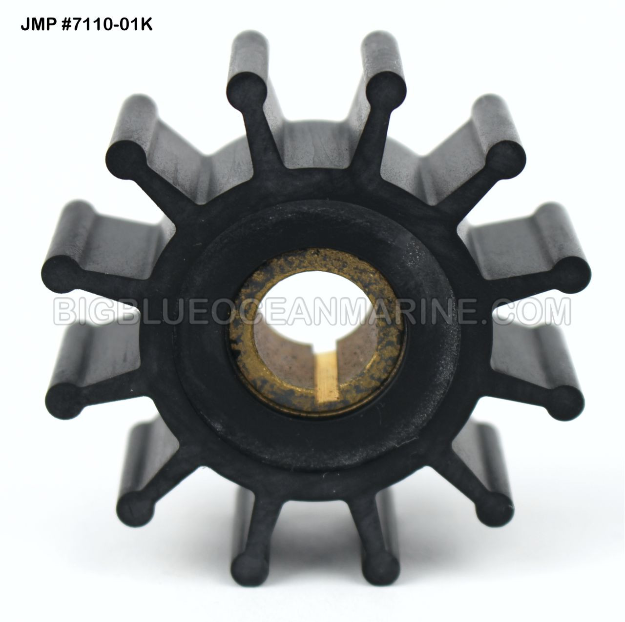 #7110-01K JMP Marine Flexible Impeller Kit (Replaces Sherwood 10077,  10077K, Onan 132-0375, 132-0379, 132-0498, 541-1519, Seirra 23-2000,  23-3302, 