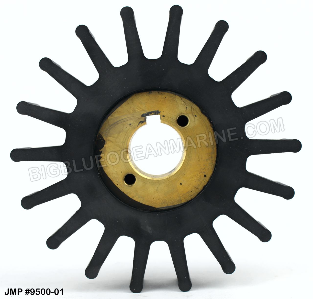 JMP Marine Flexible Impeller #9500-01. Replaces Jabsco 15299-1000