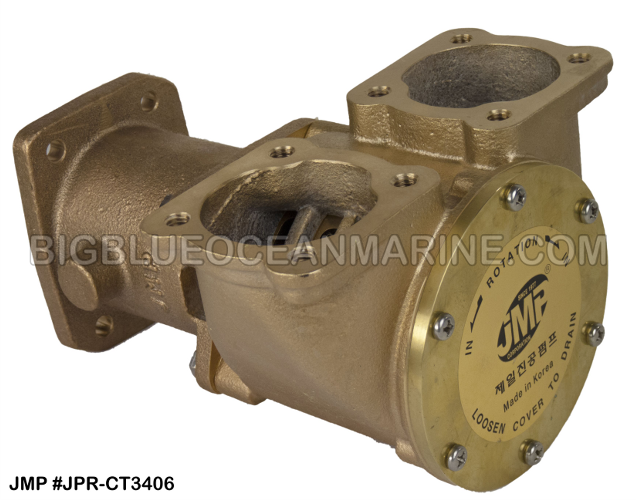 JMP #JPR-CT3406
JMP CATERPILLAR REPLACEMENT RAW WATER ENGINE COOLING PUMP