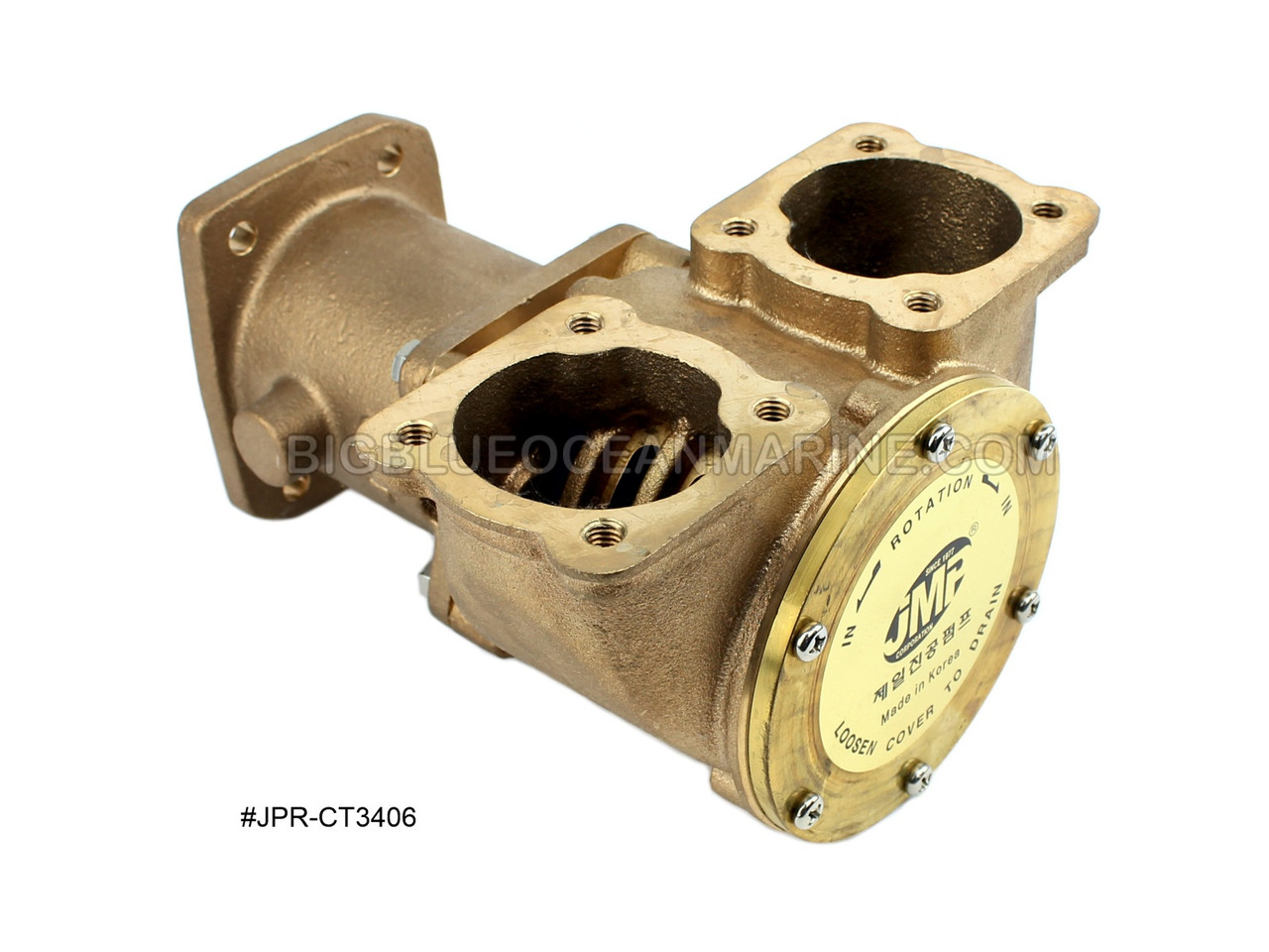 #JPR-CT3406 JMP Marine Caterpillar Replacement Engine Cooling Pump
Replaces CAT 3N4851, 3N4852, 5N4852, Jabsco 17970-0100, 17970-0000
