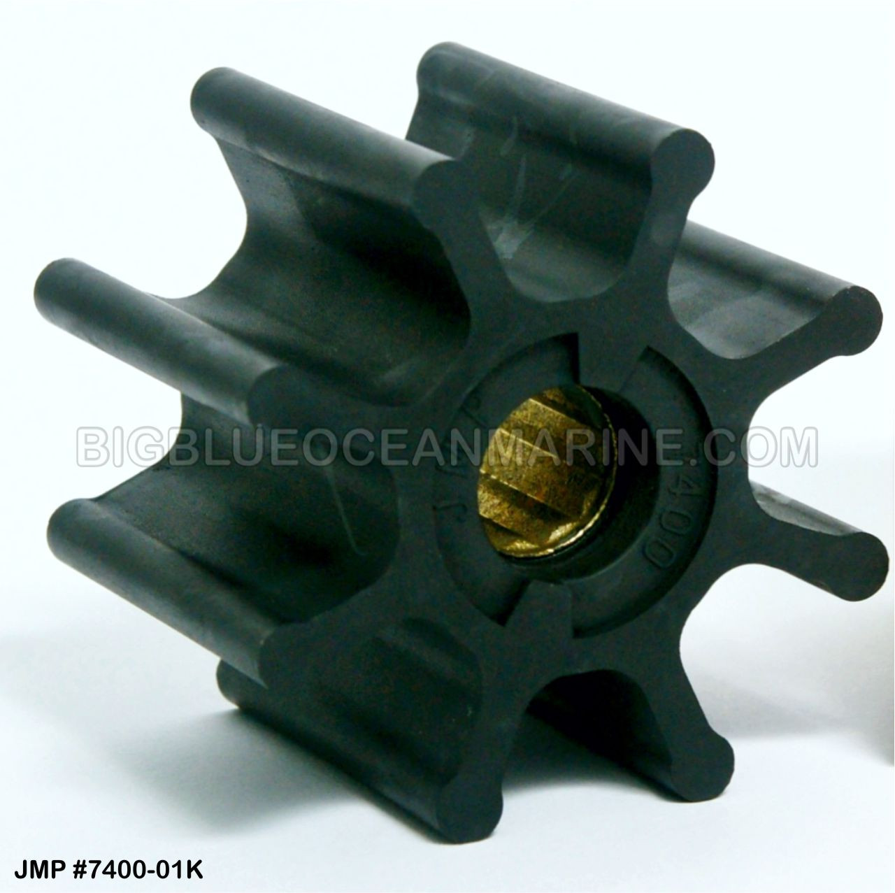JMP Marine Flexible Bilge Impeller #7400-02. Replaces Jabsco 920