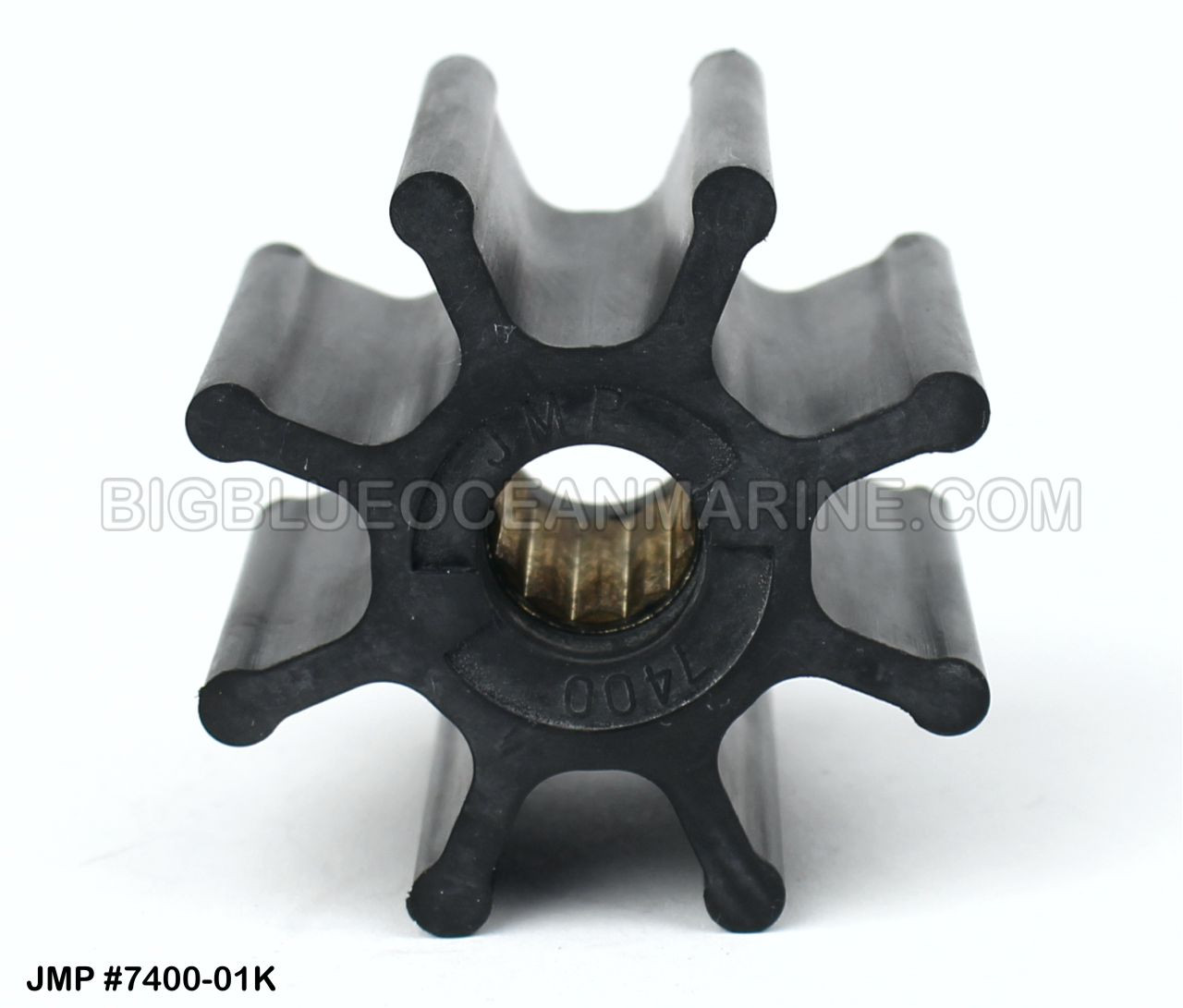 JMP Marine Flexible Bilge Impeller #7400-02. Replaces Jabsco 920