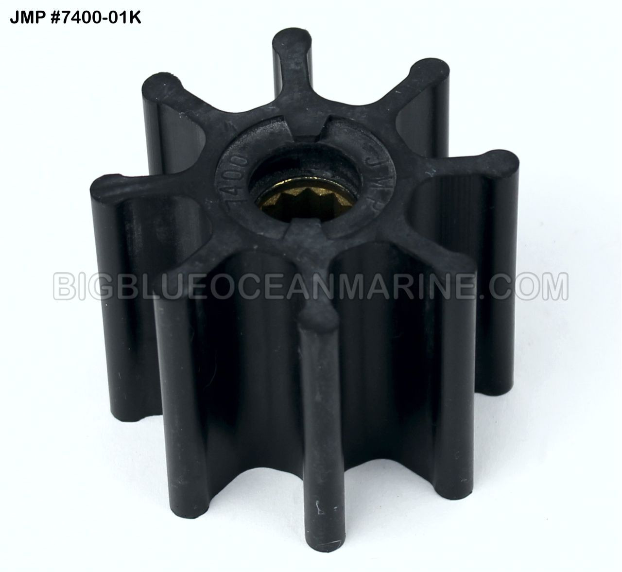 JMP Marine Flexible Bilge Impeller #7400-02. Replaces Jabsco 920
