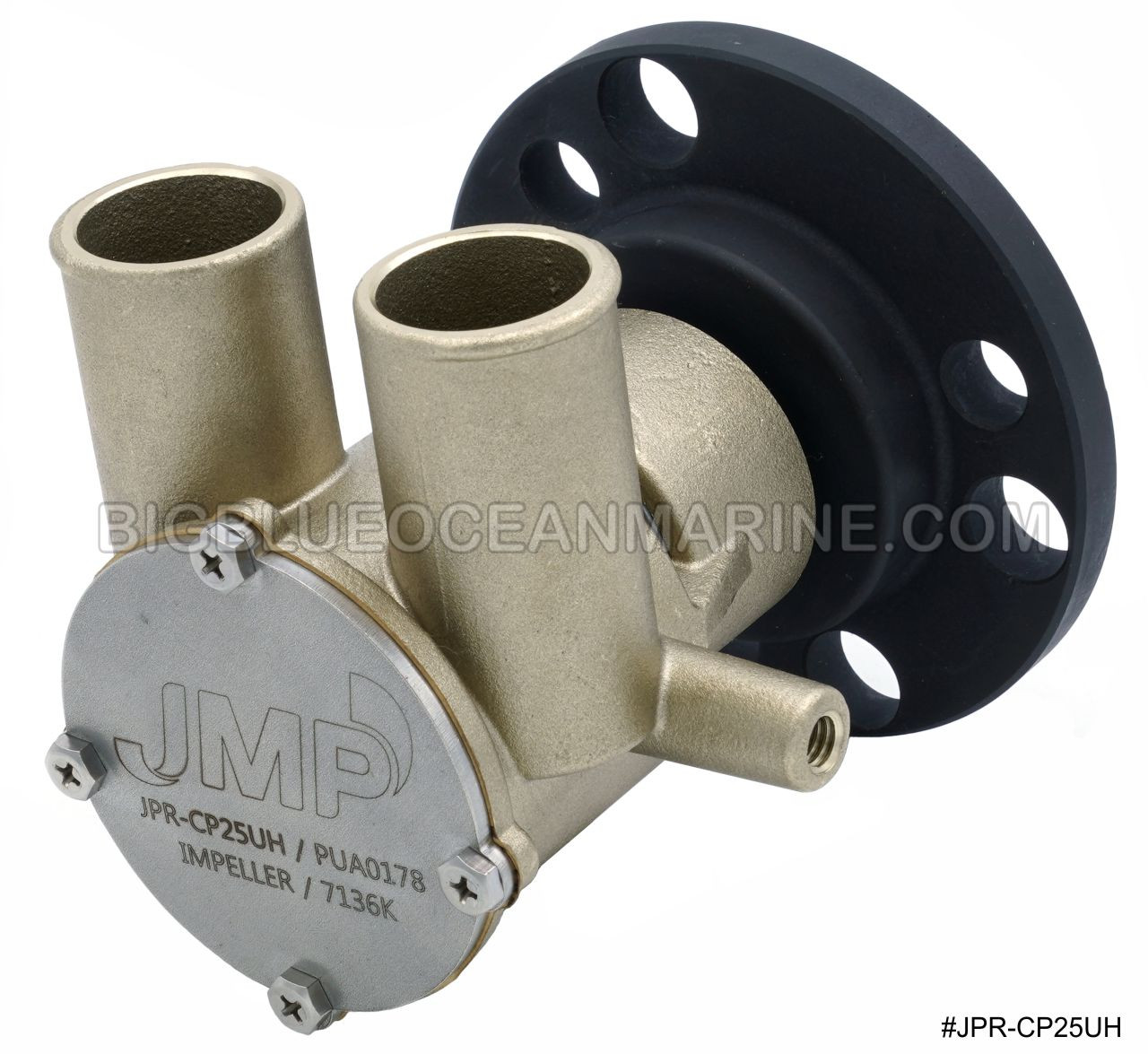 JMP Marine Replacement Crank Mounted Engine Cooling Raw Water Pump  #JPR-CP25UH. Replaces Jabsco 50410-1201