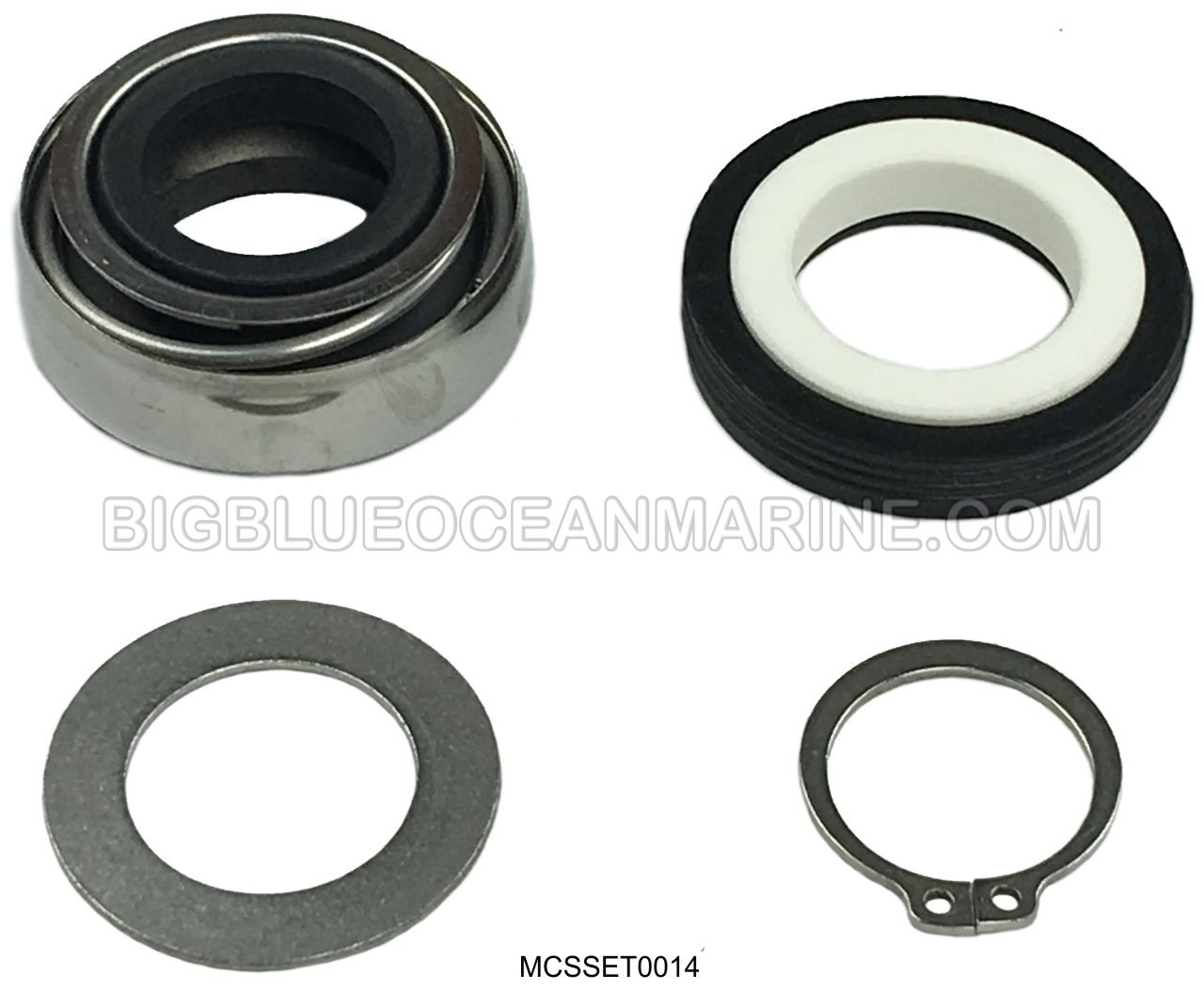 JMP Marine Engine Cooling Seawater Pump Mechanical Seal Set