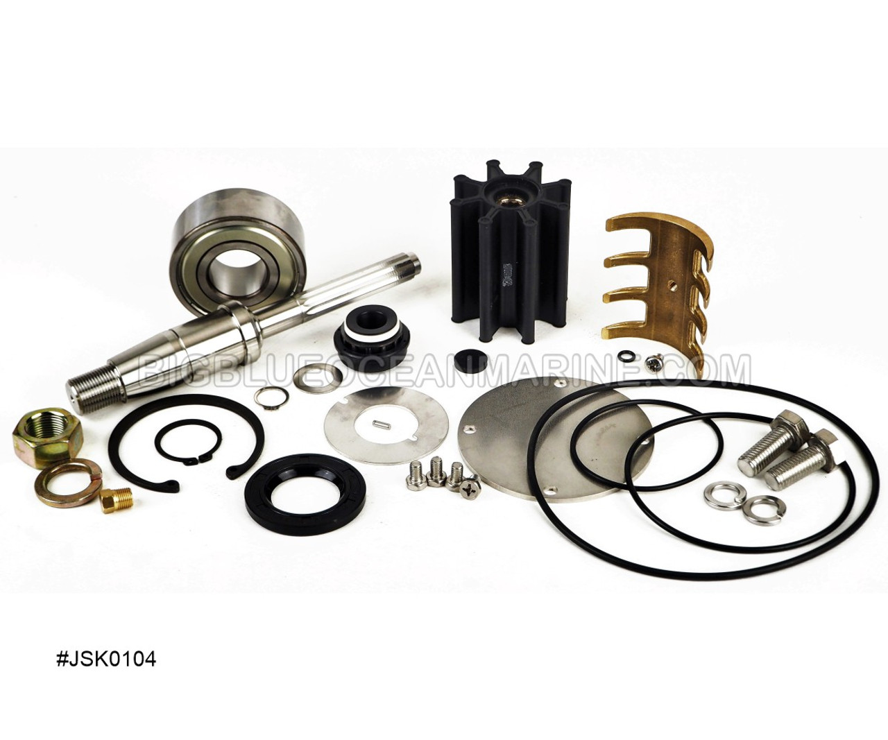 #JSK0104 JMP Marine Volvo Penta Engine Cooling Seawater Pump Major Service  Kit (Services JPR-VP0090D, Volvo Penta 21380886, 3819485)