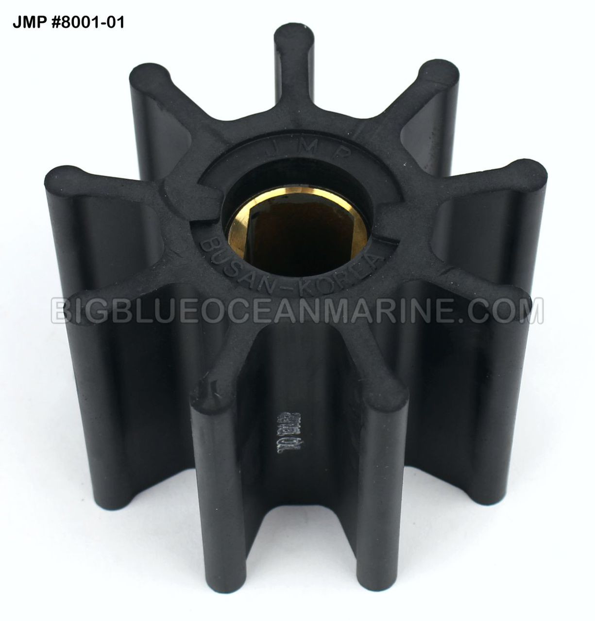 JMP FLEXIBLE IMPELLER #8001-01
(Actual Impeller)
(Replaces Doosan 60.06804-0010)