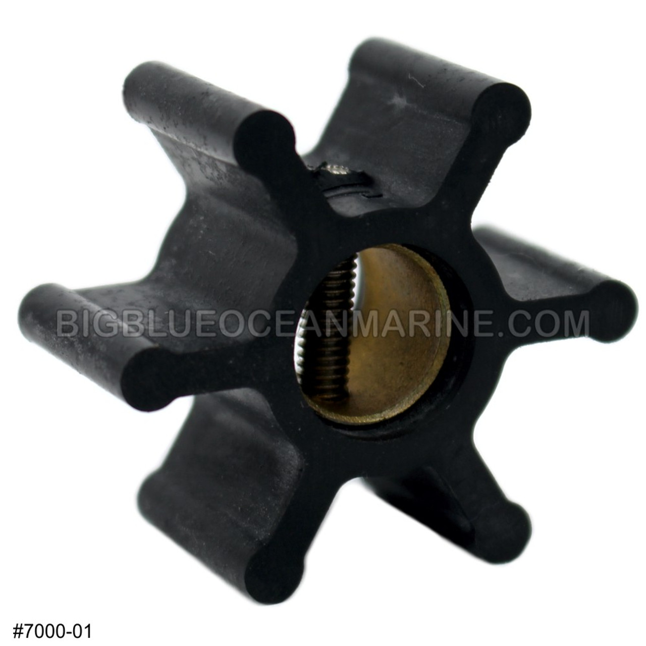 #7000-01K JMP Marine Flexible Impeller Kit (Replaces Jabsco 22405-0001,  Johnson 09-808B, Onan 132-0310, 132-0311, Volvo Penta 875583, 3586496,