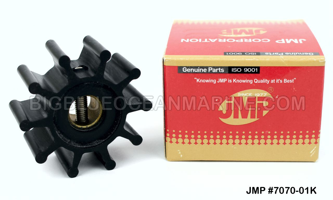 johnleeknb出品 JMP Marine Flexible Impeller Kit, JMP #7070-01K, 7070-01. Replaces