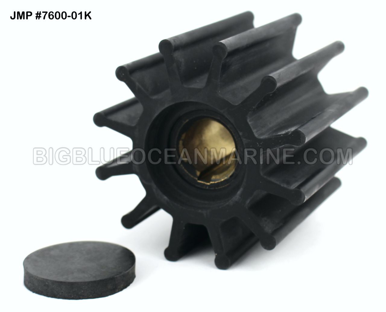 JMP Marine Flexible Impeller Kit #7600-01K. Replaces Jabsco 18958