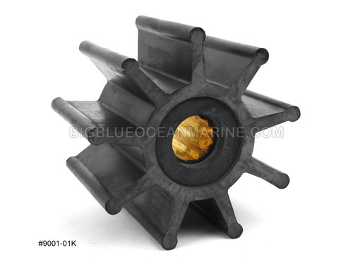 #9001-01K JMP Marine Flexible Impeller Kit (Replaces Jabsco 18789-0001, 17240-0001, 17240-0001B) #9001-01K JMP Marine Flexible Impeller Kit (Replaces Jabsco 18789-0001, 17240-0001, 17240-0001B)