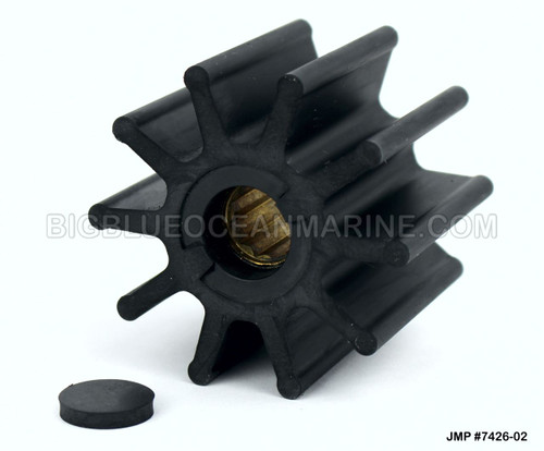 JMP Marine Flexible Impeller Kit #7426-01K. Replaces Jabsco 17937