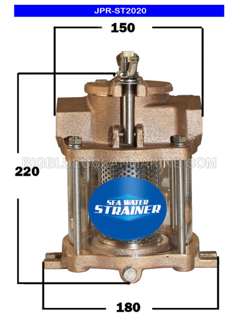#JPR-ST2020 JMP Marine Seawater Strainer #JPR-ST2020 JMP Marine Seawater Strainer