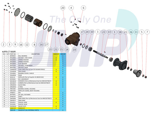 JSM0139 JMP Marine Caterpillar C18 Engine Cooling Seawater