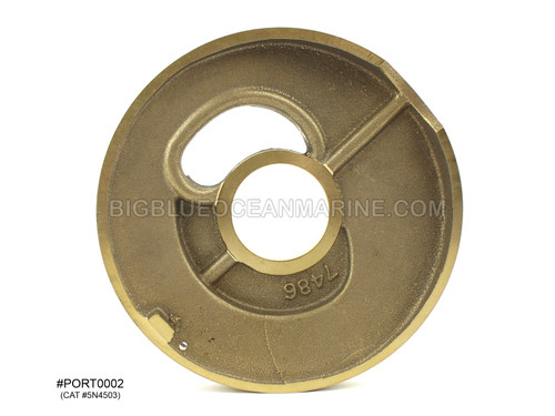 #PORT0002 JMP Marine Caterpillar Engine Cooling Pump Port Plate CAT 5N4503. For pump 3N7714