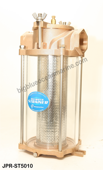 JMP #JPR-ST5010 SEA WATER STRAINER
(A) Top Width / Dia = 210mm
(B) Height = 435mm
(C) Bottom Width / Dia = 235mm