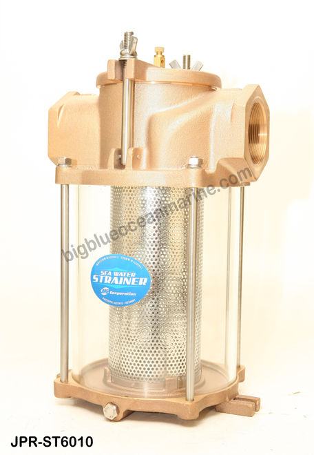 JMP #JPR-ST6010 SEA WATER STRAINER
(A) Top Width / Dia = 260mm
(B) Height = 445mm
(C) Bottom Width / Dia = 275mm