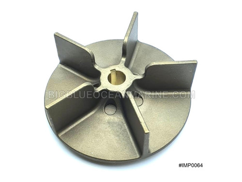 #IMP0064 JMP Marine Cummins Vortex Seawater Pump Bronze Impeller. Replaces Cummins 15298-6020