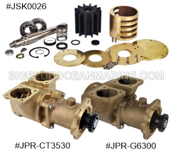 #JSK0026 JMP Marine Engine Cooling Seawater Pump Major Service Kit and Pumps