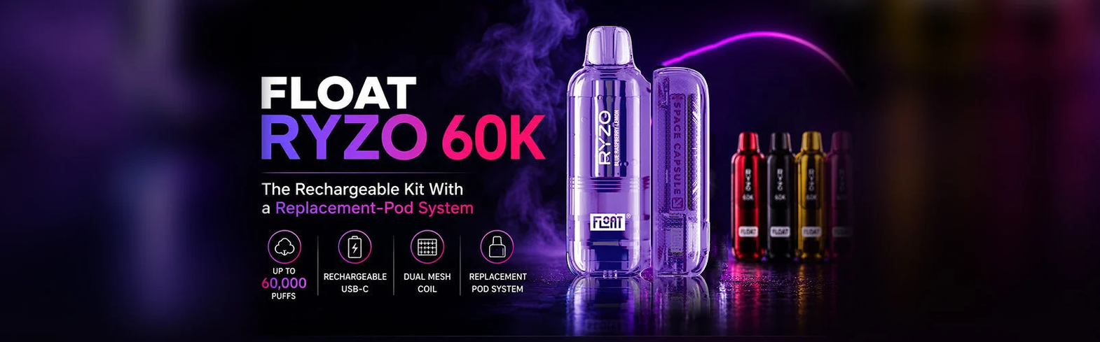 Float Ryzo 60K Review: The Rechargeable Kit With a Replacement-Pod System
