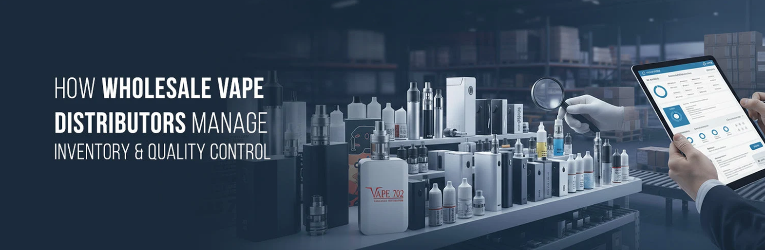 How Wholesale Vape Distributors Manage Inventory & Quality Control