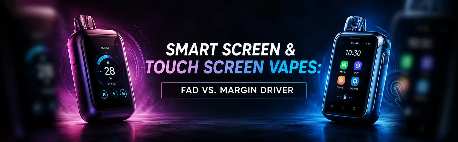 Smart Screen & Touch Screen Vapes: Fad vs. Margin Driver