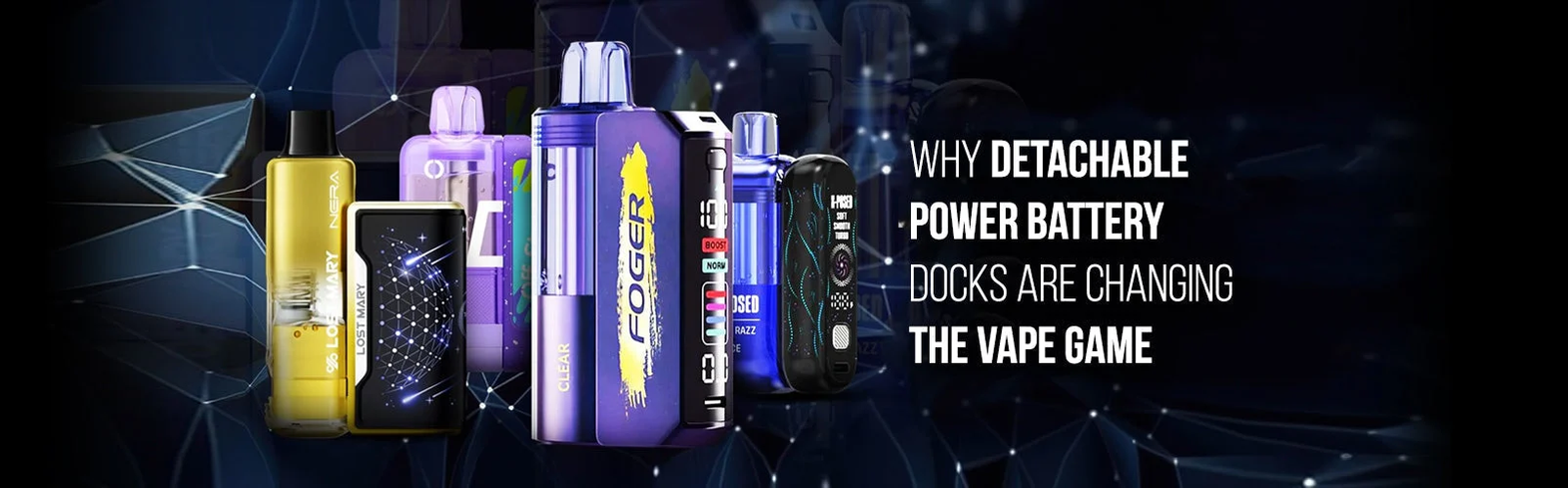 Why Detachable Power Battery Docks Are Changing the Vape Game