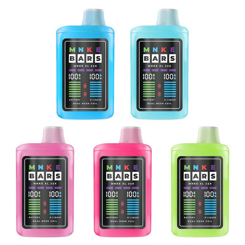 MNKE Bars XL 25K Zero Nicotine Disposable Vape 18ml product_type