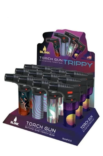 Blink Trippy Design Torch Lighter – 12ct Display