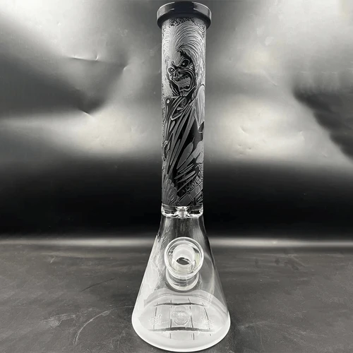 Water Pipe - vape702usa Black and Clear Glass Water Pipe water Pipes